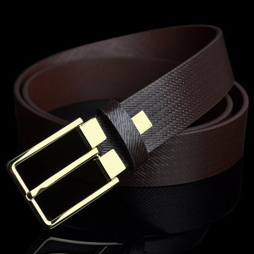 Brown Quality Genuine Leather Mens Business Dress Belts