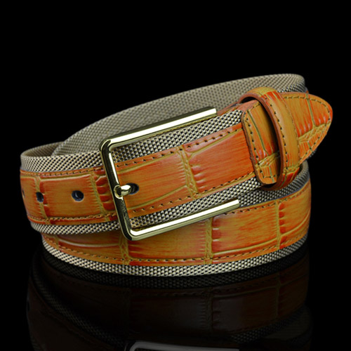 Tan Quality Genuine Leather Mens Business Dress Belts